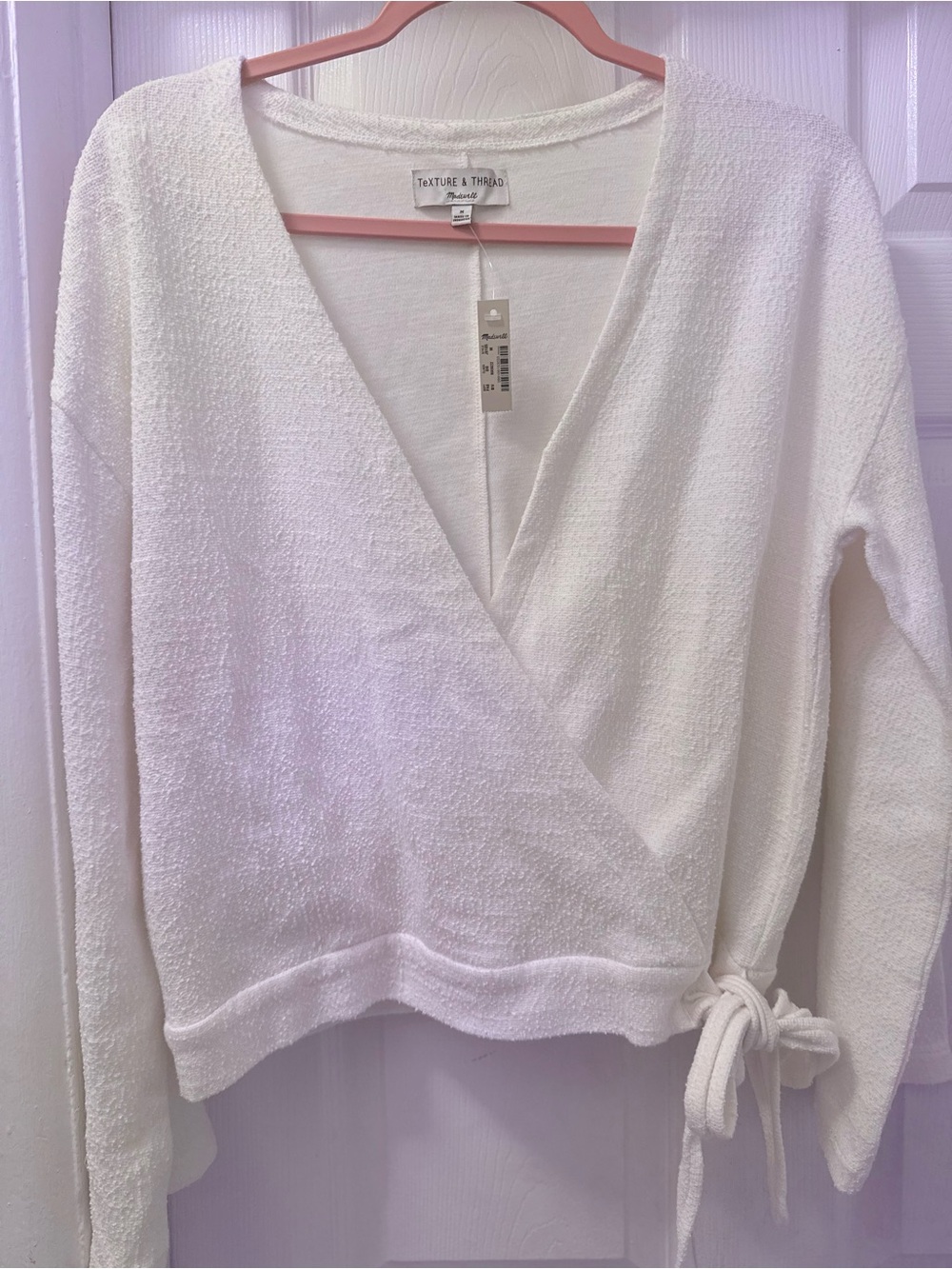 Madewell Tie-Waist Wrap Sweater